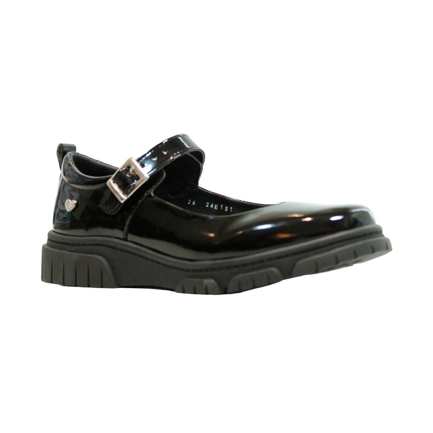 ZAPATO ESCOLAR CHAROL NEGRO #24E151 (22-26)