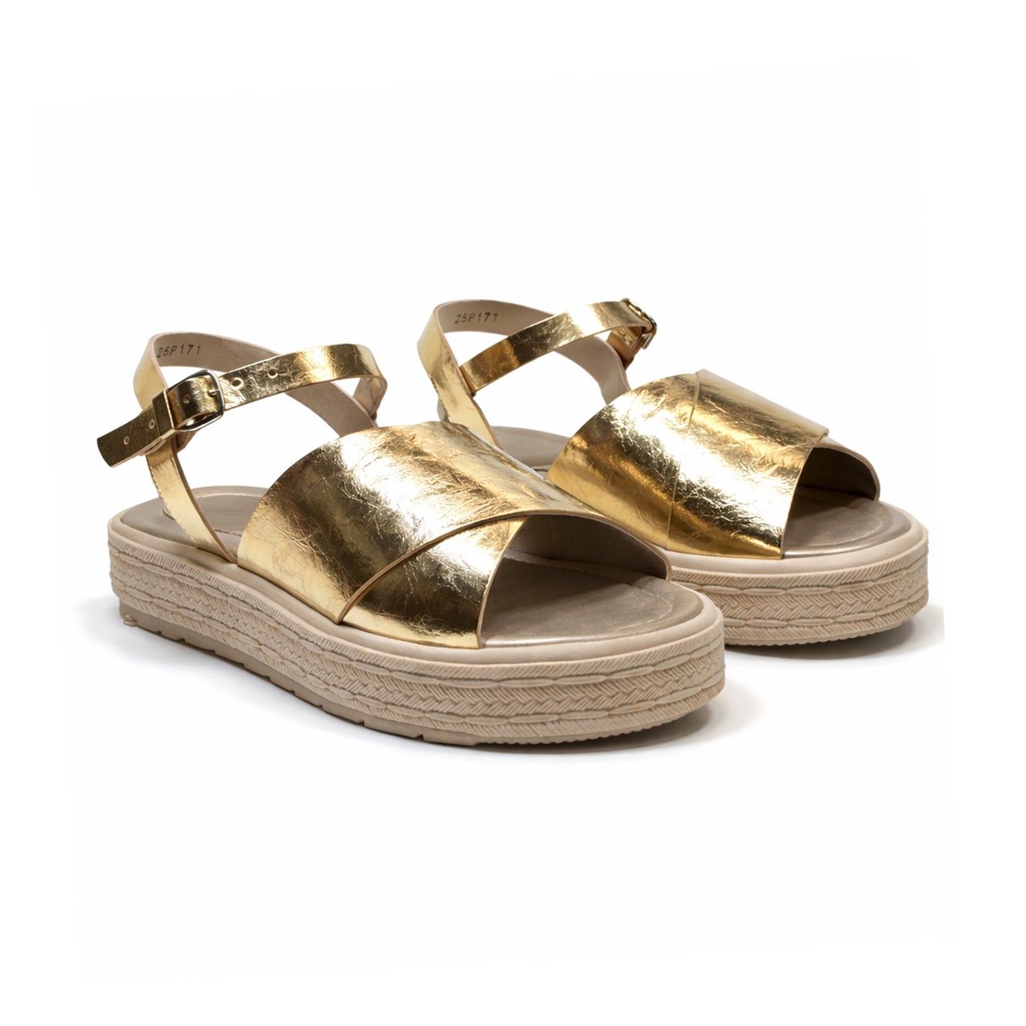 SANDALIA DORADA #25P171