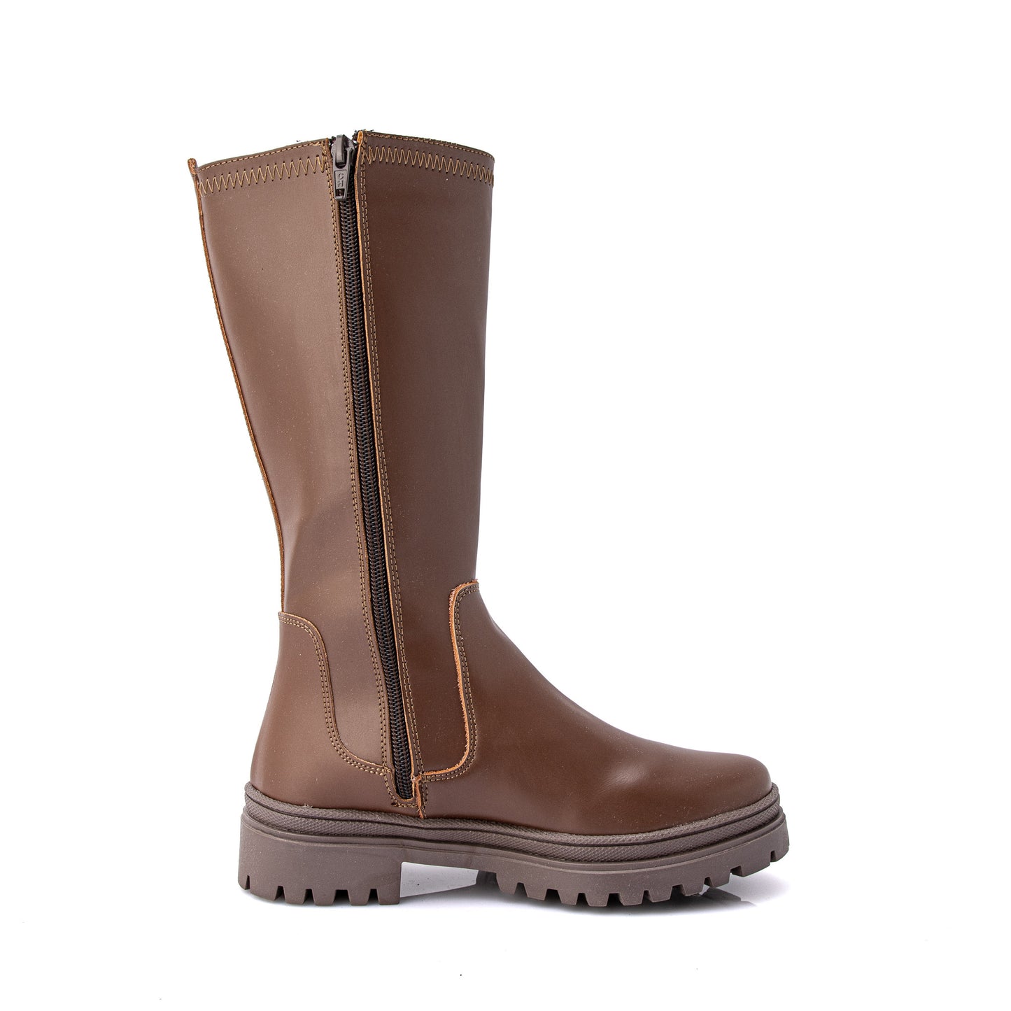 BOTA NIÑA LARGA COGNAC #24I217J