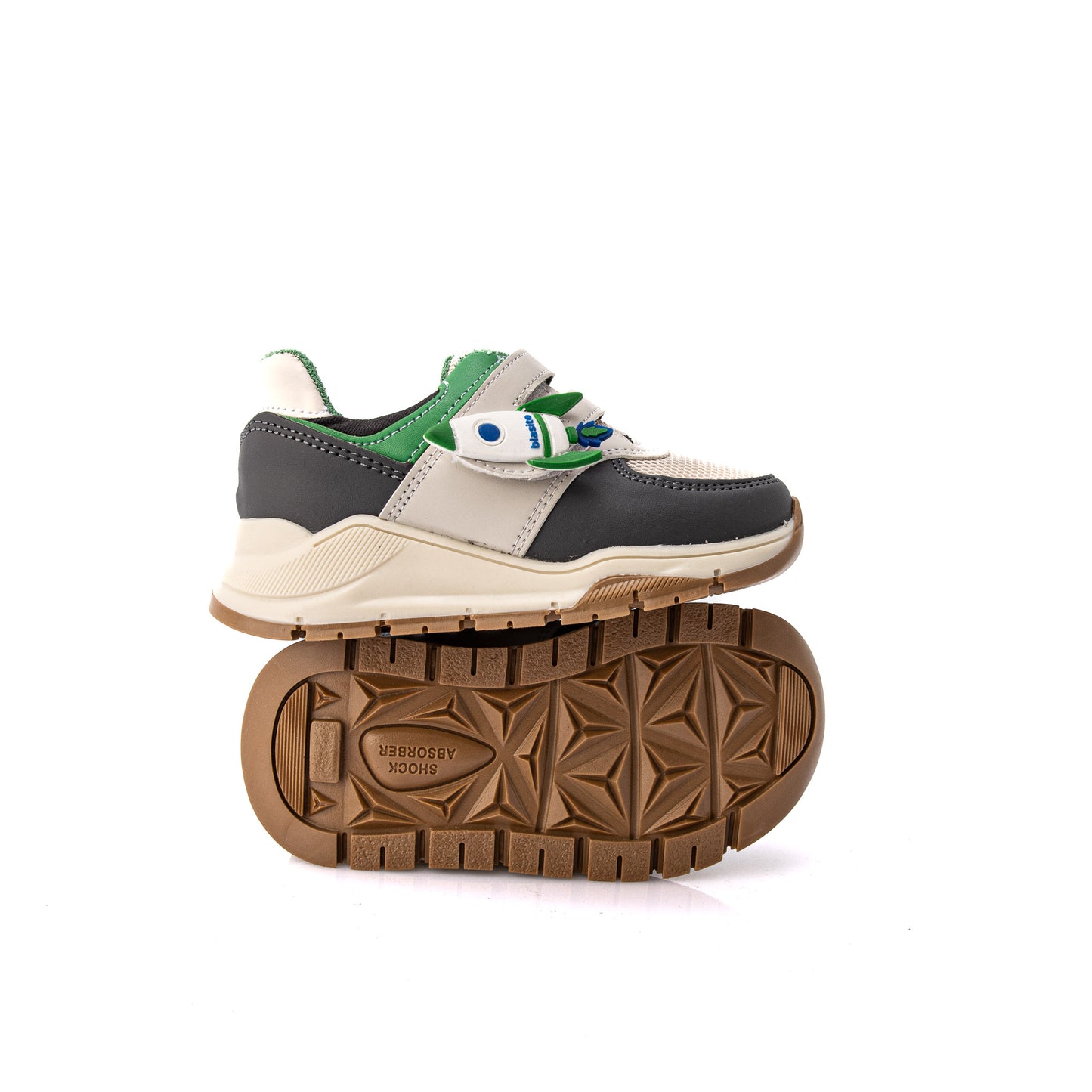 TENIS CON LATIGO #24I353 GRIS