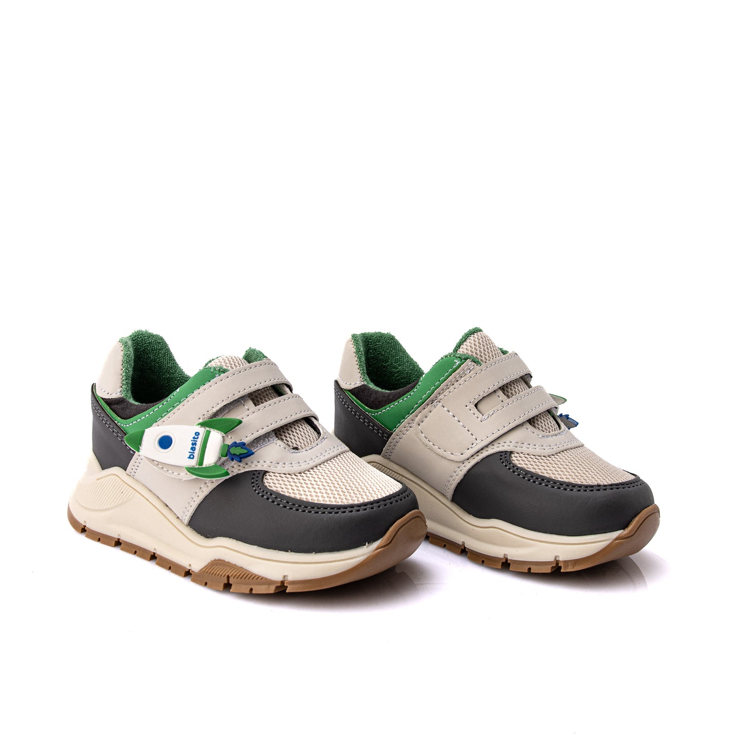 TENIS CON LATIGO #24I353 GRIS