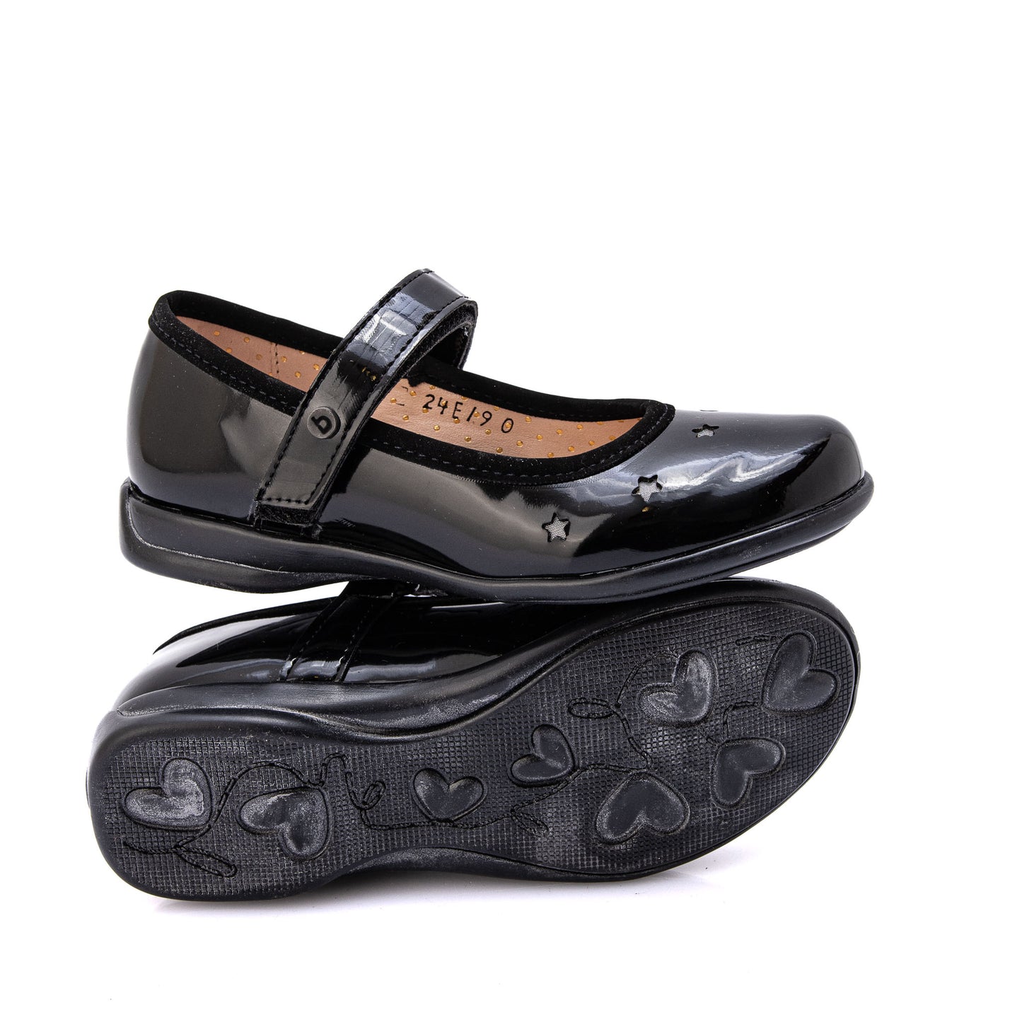 ZAPATO CHAROL NEGRO #24e190